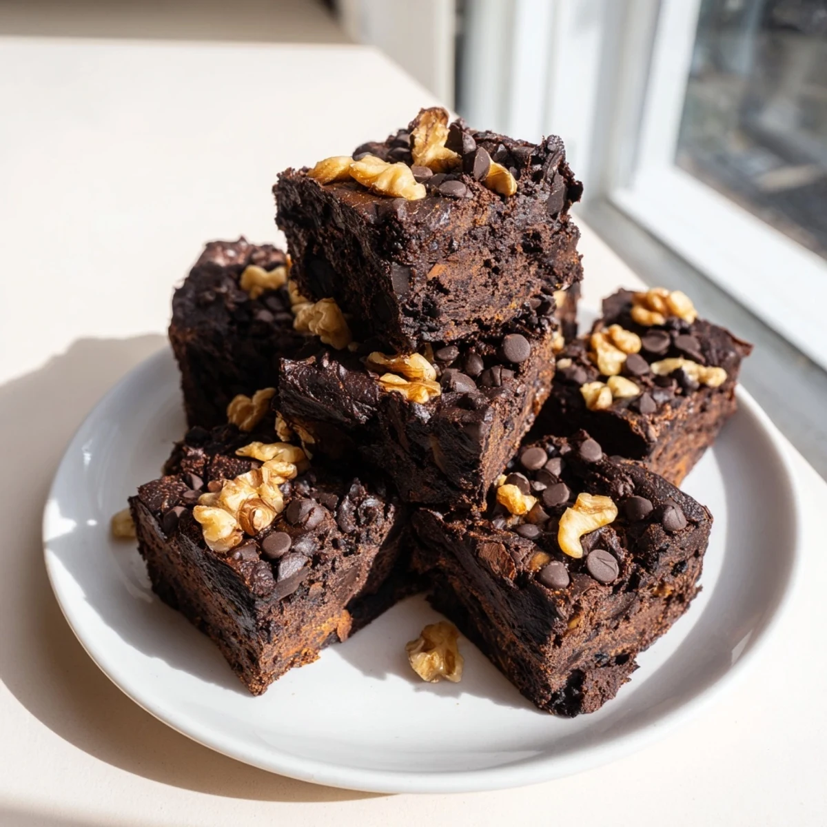 These gluten-free sweet potato brownies are a decadent treat, perfect for any dessert craving.