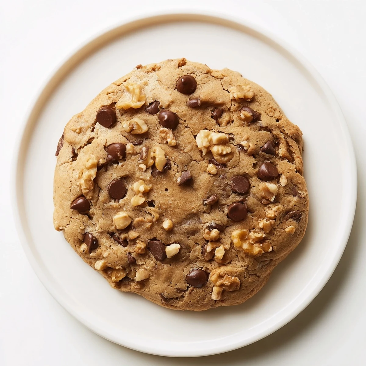Freshly baked chewy protein chocolate chip cookies, perfect for a protein-packed and delicious snack.