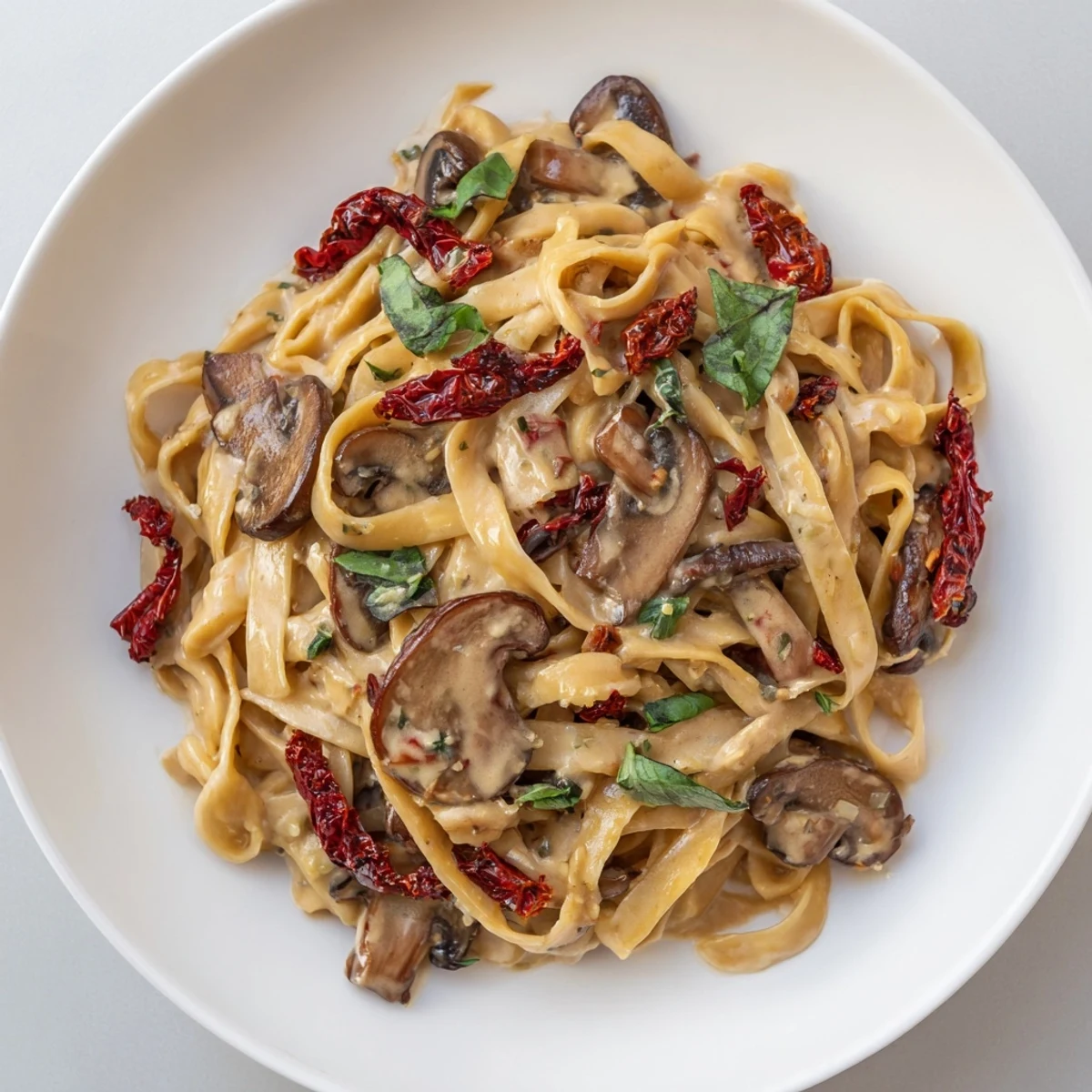 Savor the rich, dairy-free sauce enveloping tender mushrooms in this flavorful Vegan Marry Me Mushroom Pasta.