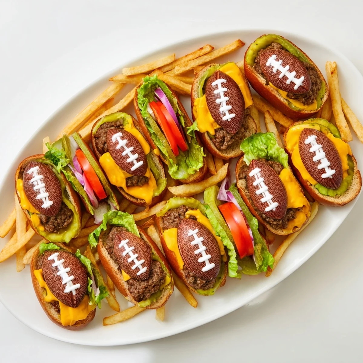 American Football Oval Burger