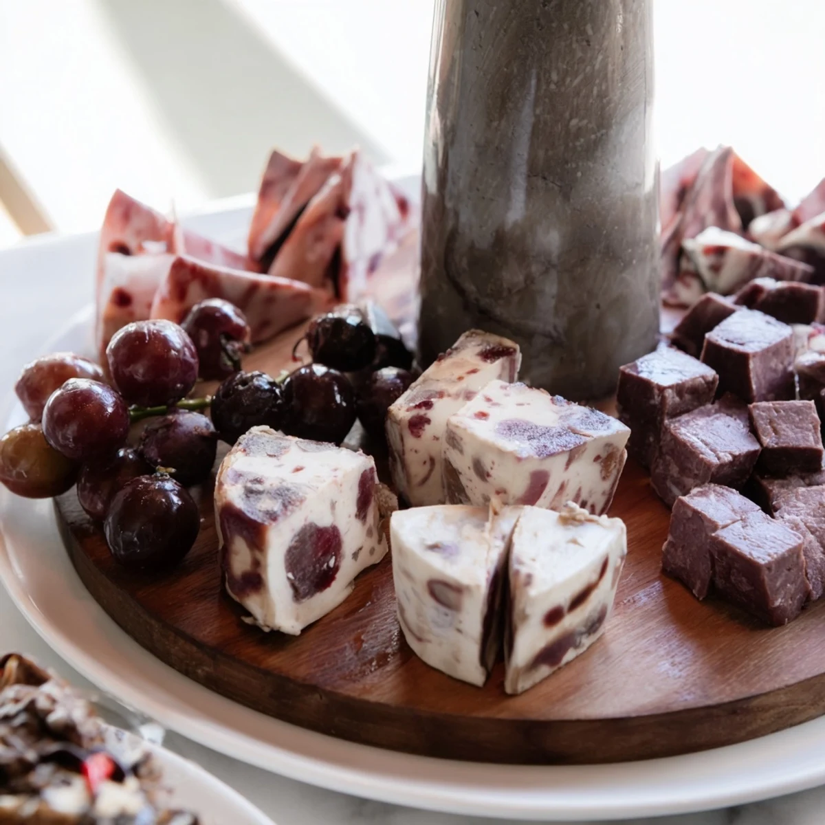 Get ready for a visually exciting image of a Ruby Red Wine Stain Board, perfect for sharing!