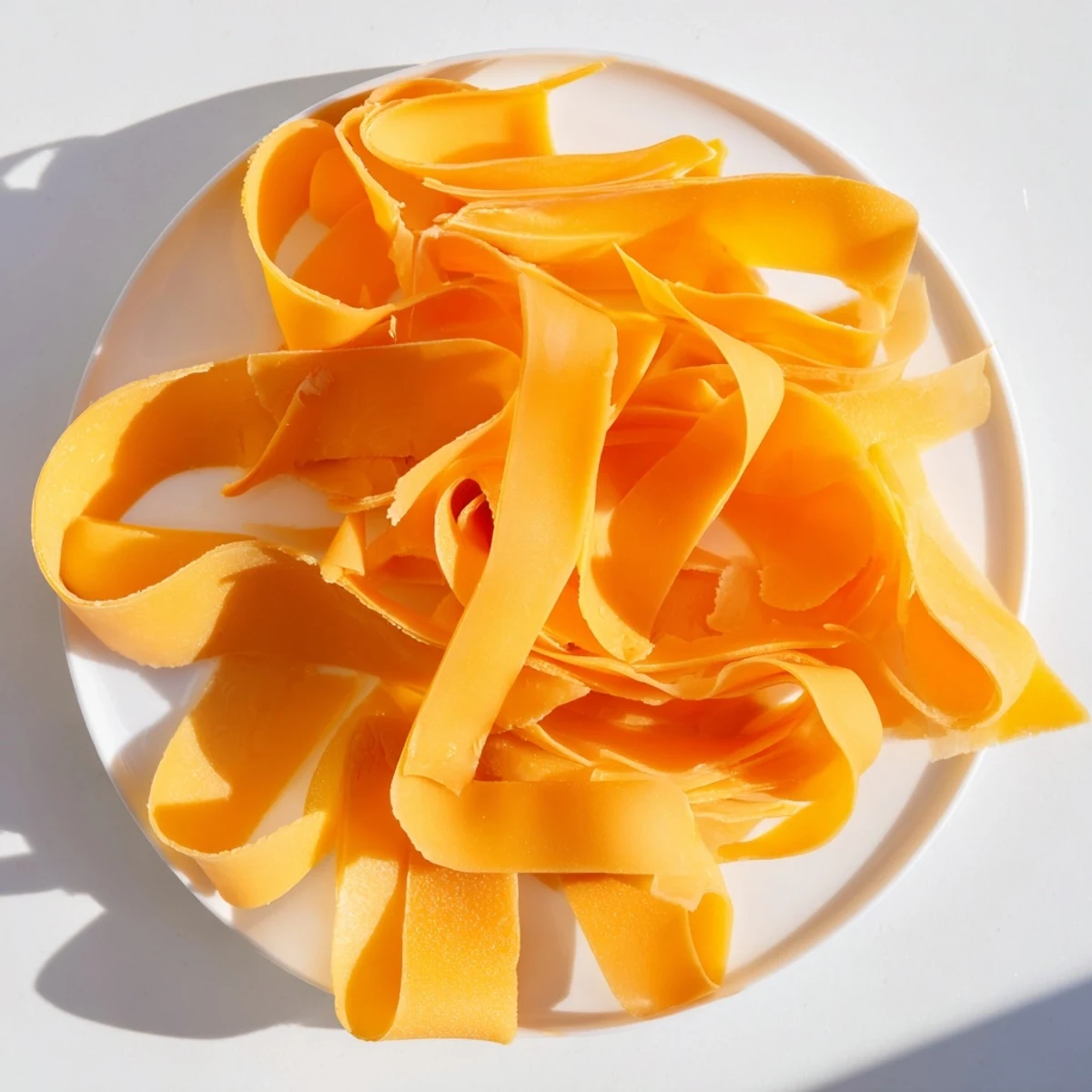 The Copper Coil appetizer: a vibrant spiral of cheddar cheese and sweet apricot slices.