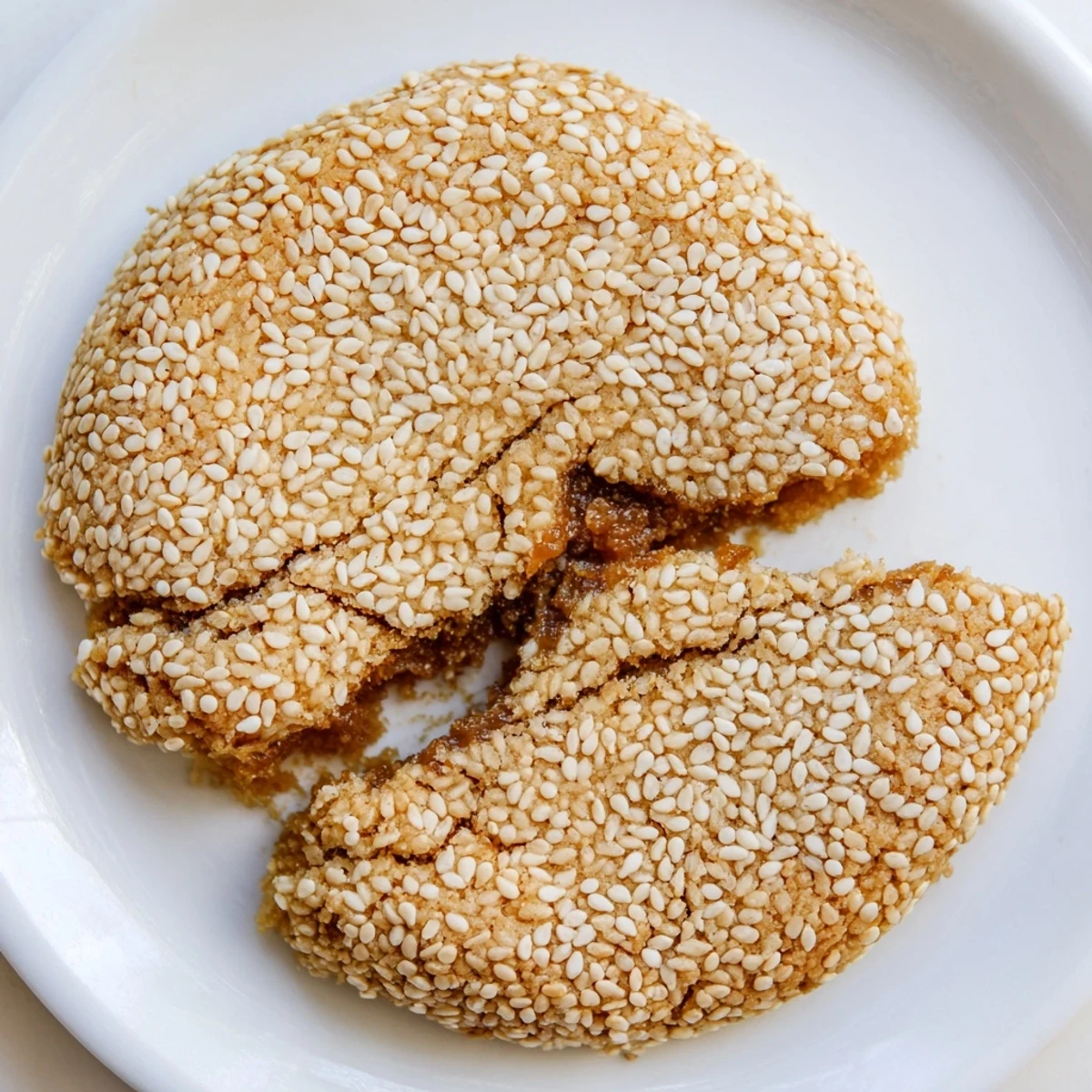 Golden-brown Palestinian Kahk cookies, fragrant with cinnamon and sesame seeds, ready to enjoy.