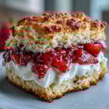 Strawberry Scone Shortcakes