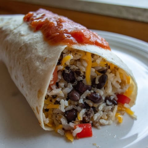 Golden-brown freezer-friendly burritos, a satisfying meal with melted cheese and savory bean filling.