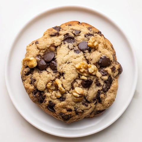 Chewy protein chocolate chip cookies, warm from the oven, with melted chocolate and golden edges.