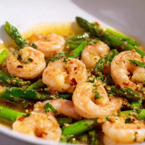 Garlic Butter Shrimp Asparagus