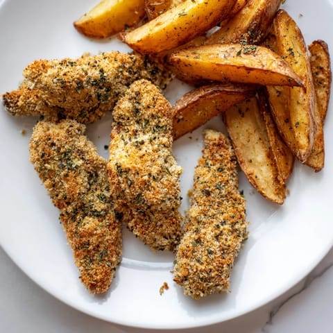 Herbed Chicken & Potato Wedges