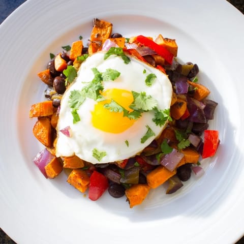 Sweet Potato Black Bean Hash