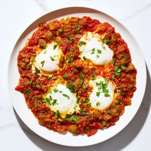 Poached Eggs in Spiced Sauce