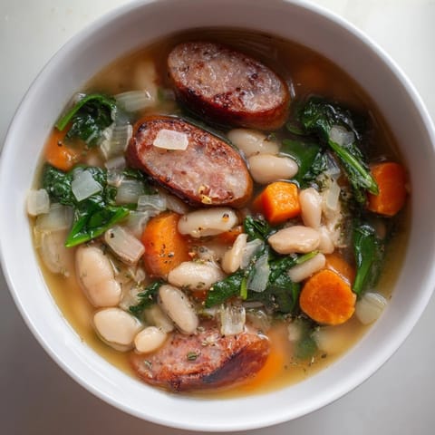 Simple Sausage White Bean