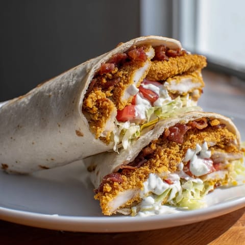 Crispy Chicken Bacon Wrap