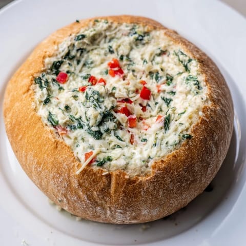 Express Holiday Spinach Dip Bowl