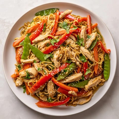 Lemon Garlic Chicken Stir Fry