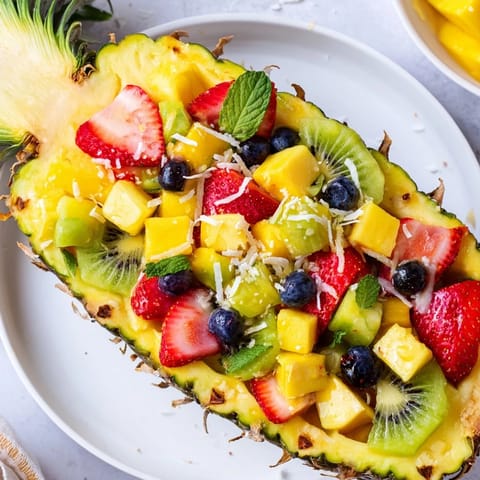 Tropical Bliss Pineapple Boat