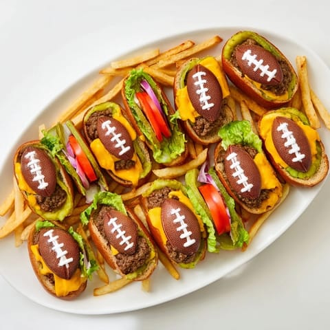 American Football Oval Burger