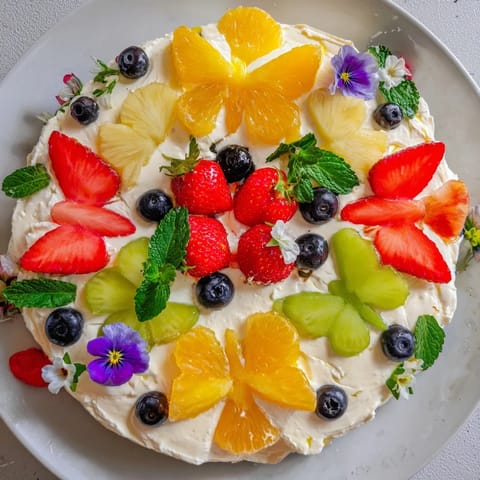 Butterfly Fruit Cream Cheese