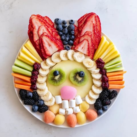 Bunny Face Fruit Salad