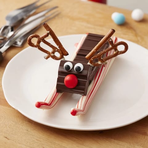 Rudolph Candy Cane Sleds