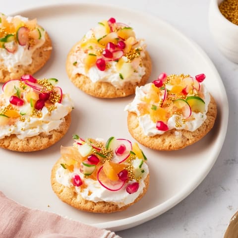 Ornament Shaped Cracker Toppings