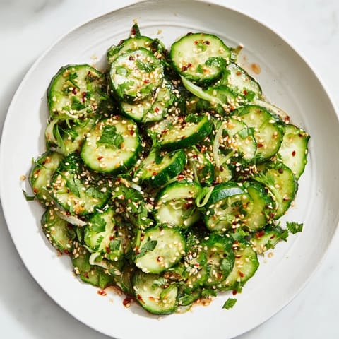 Zesty Shake Cucumber Salad
