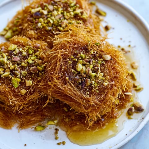 Egyptian Konafa Nut Layers