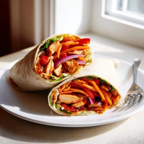 Honey Sriracha Chicken Wrap