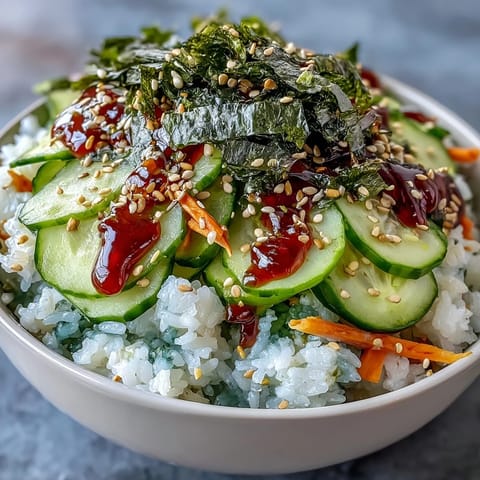 Seaweed Snack Sushi Bowl