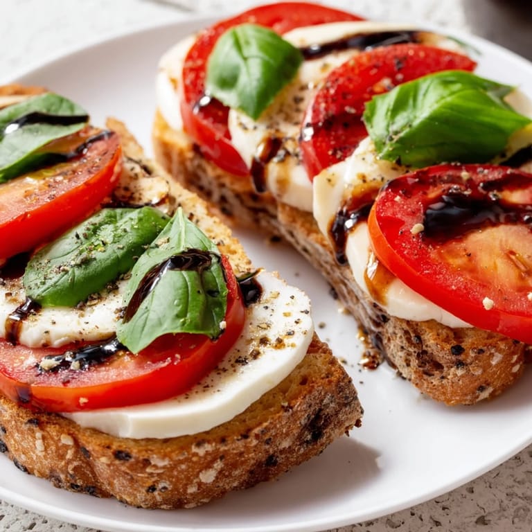 Enjoy a warm and comforting Caprese Salad Grilled Cheese, perfectly grilled with balsamic glaze.