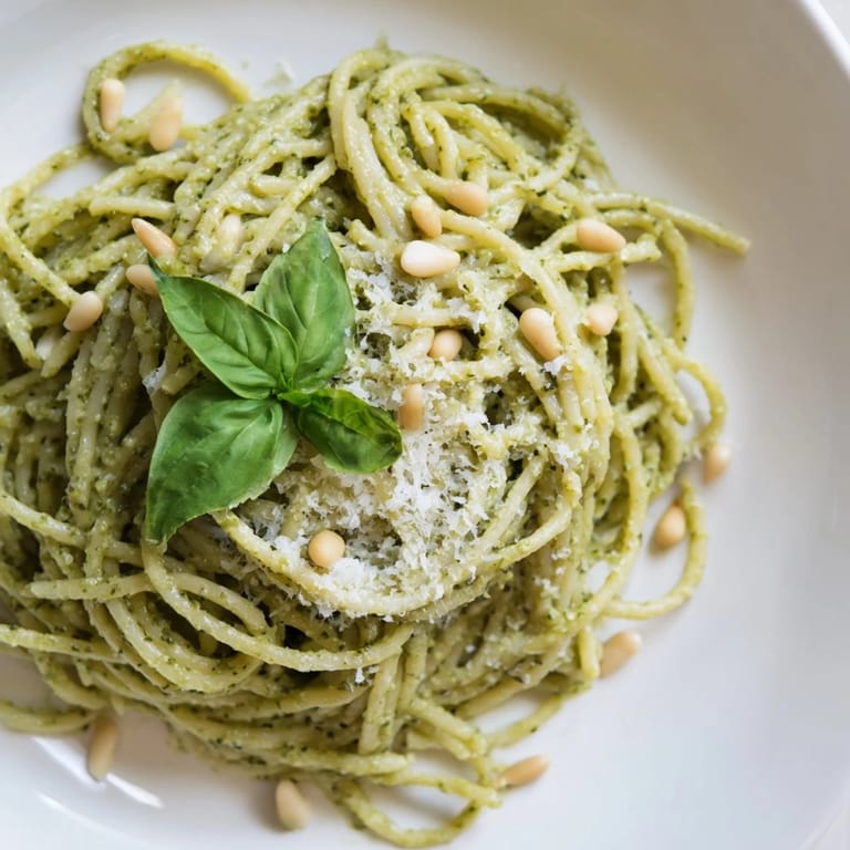 A close-up of steaming creamy sunflower seed pesto pasta, with toasted sunflower seeds and lemon zest adding a fresh, savory aroma.
