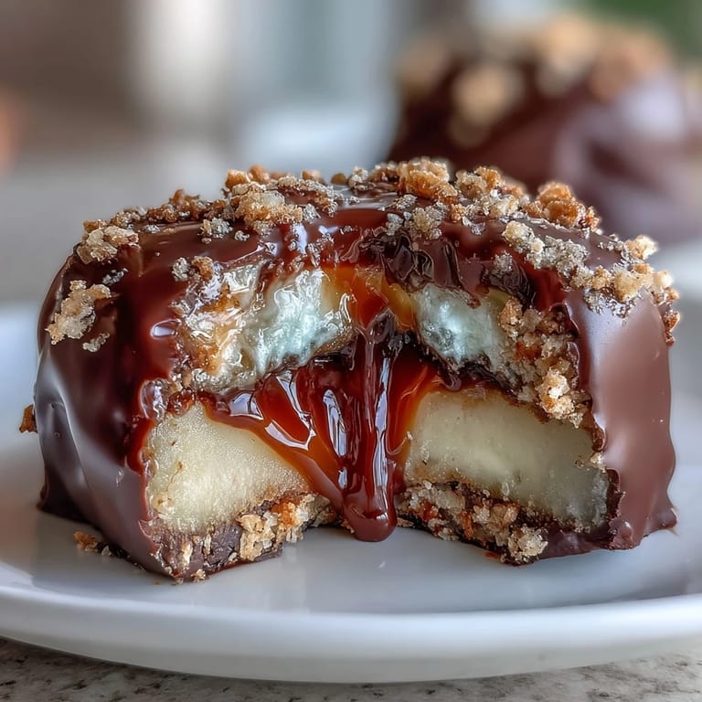 Sweet and crunchy apple slices coated in rich chocolate, sprinkled with buttery graham cracker crumbs, and drizzled with melted marshmallow.