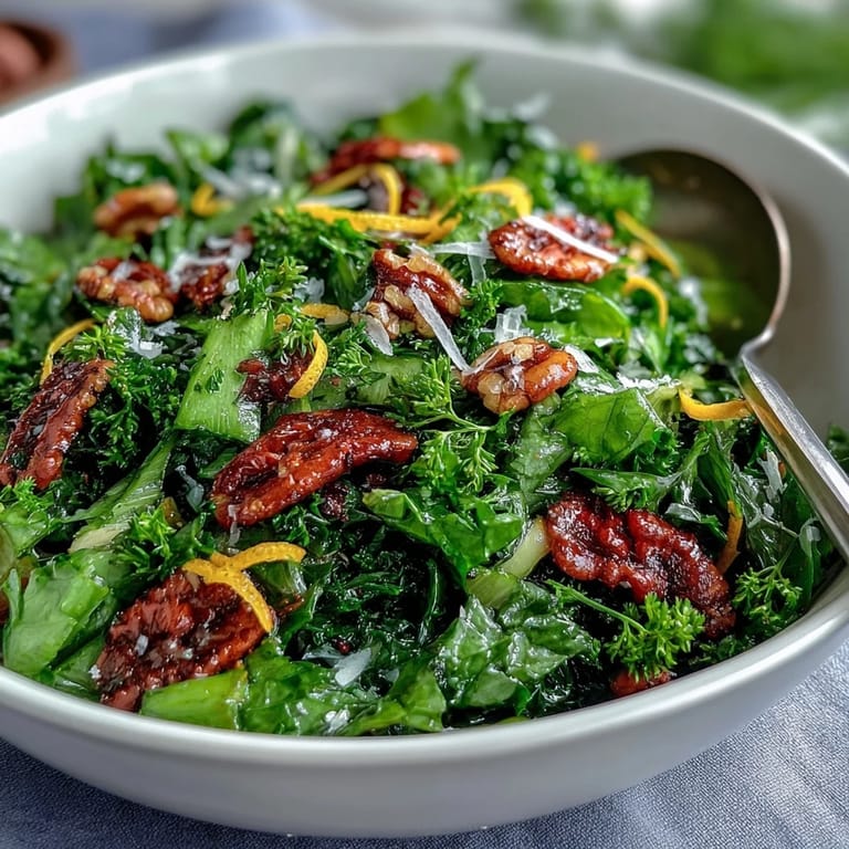 Bright and refreshing celery salad with shaved Parmesan, lemon zest, and crunchy nuts.