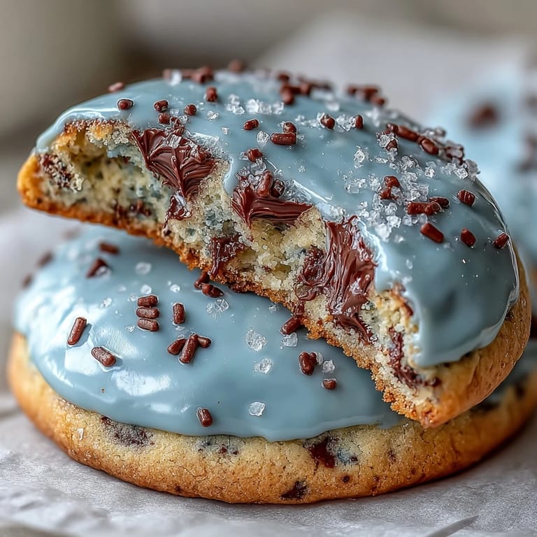 Buttery robins egg speckled sugar cookies, freshly baked, ready for spring festivities.