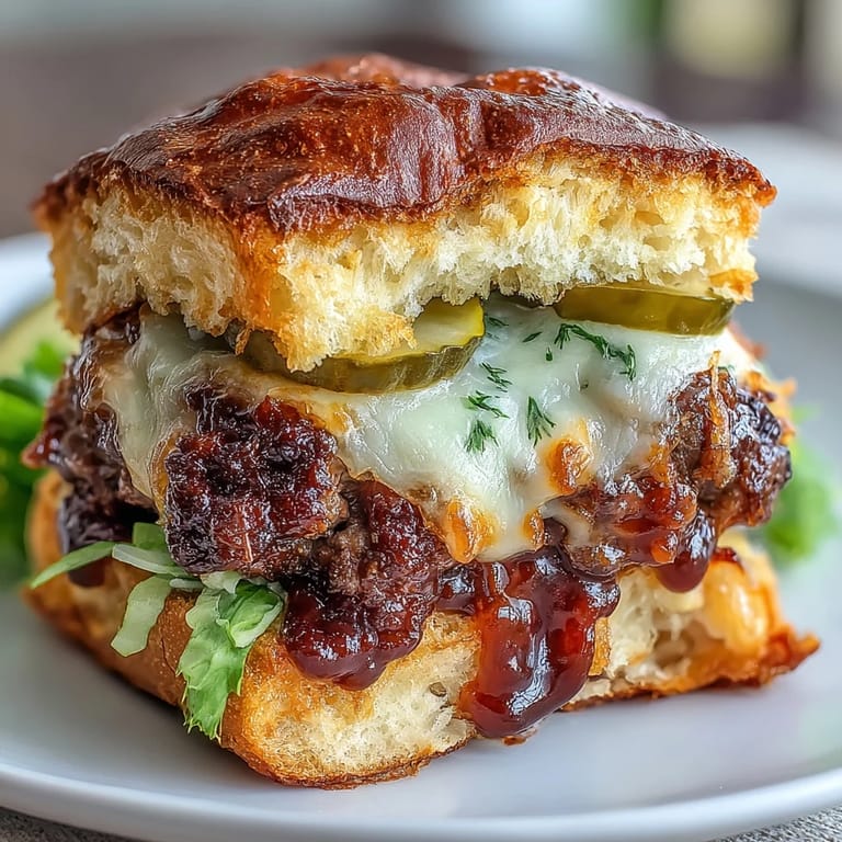 Crispy-edged smash burger sliders, slathered in tangy secret sauce, ready for grilling.
