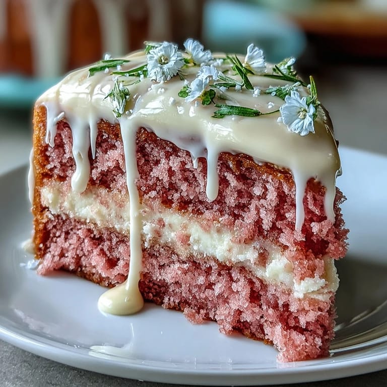 Moist Bridal Shower Rosé Velvet Cake, adorned with luxurious creamy frosting.