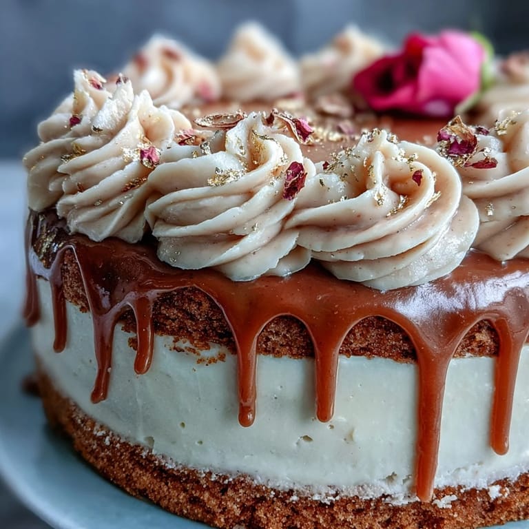 Pink rosé velvet cake, perfect for celebrations, with luscious frosting.
