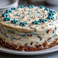 Pisces Birthday Cake with Ocean Galaxy Buttercream swirls in dreamy blues, purples, and teal frosting on a soft vanilla layer cake.