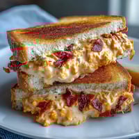 Creamy pimento cheese finger sandwiches arranged on a platter, perfect for Derby parties and Southern gatherings.
