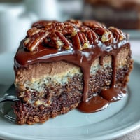 Decadent Kentucky Derby Chocolate Pecan Tart with a rich chocolate filling and crunchy pecans, perfect for race day celebrations.