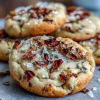 Floral shortbread cookies with edible flowers, delicately arranged for a Mothers Day treat.  