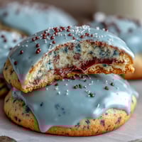 Spring Cookies: Robins Egg speckled sugar cookies look fluffy and artfully decorated.